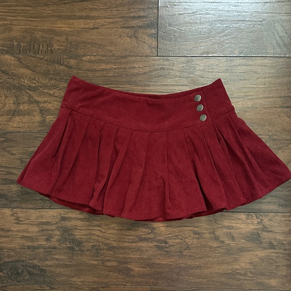 Corduroy Skort
